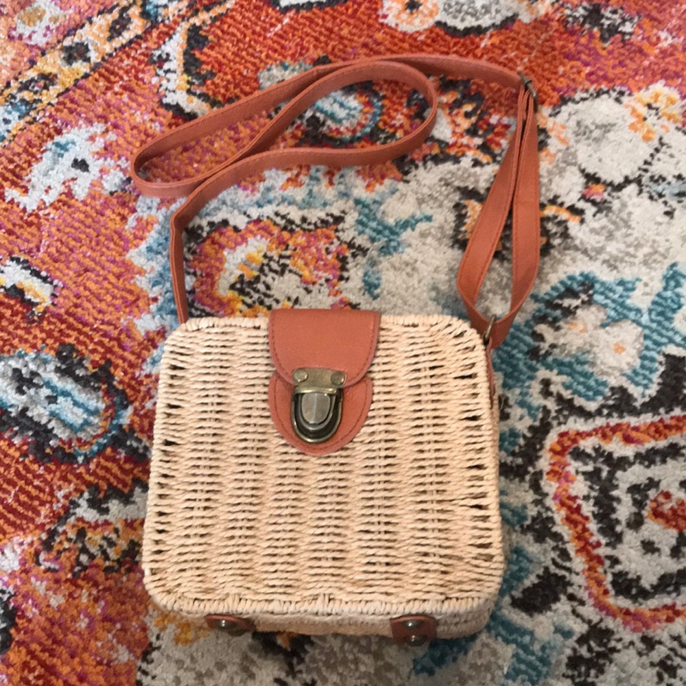 Wicker Satchel